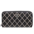 Chanel Black Coco Mark Wild Stitch Zip Around Wallet Cheap