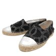 Chanel Bicolor Tweed CC Espadrille 40 Hot on Sale