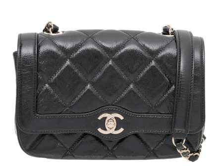 Chanel Black Seasonal Bordered Flap Bag Sale