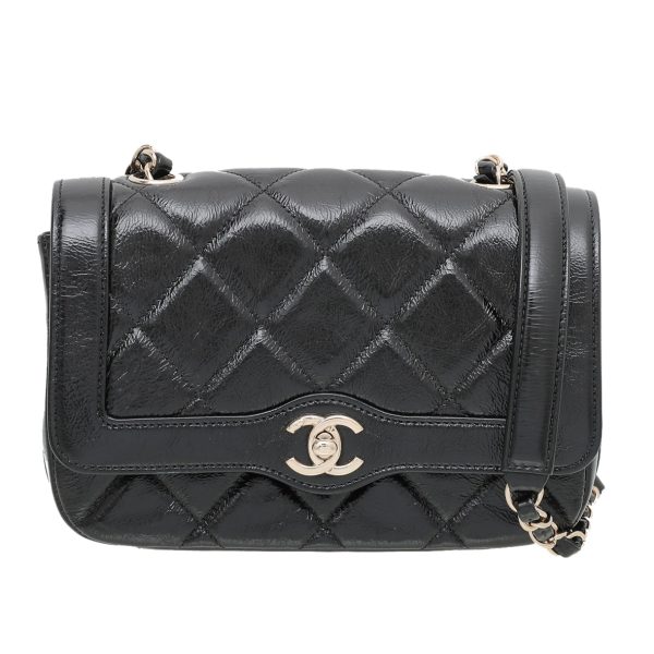 Chanel Black Seasonal Bordered Flap Bag Sale