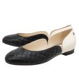 Chanel Bicolor Ballerina With Open Details 38 Online Hot Sale