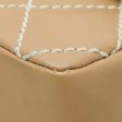 Chanel Beige Wild Stitch Flap Medium Bag For Discount