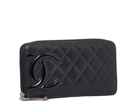 Chanel Cambon Ligne Zip Around Wallet (SHG-yMf4tk) Discount