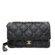 Chanel Black Pearl Studded Diamond Quilt Flap Bag Online