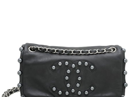 Chanel Black CC Obsession Pearl Flap Bag For Cheap