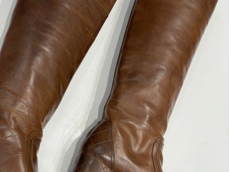 Chanel - Bottes marrons T38,5 on Sale