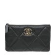 Chanel Black CC 19 Small Case Pouch Online Sale