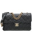 Chanel Black Glazed CC Perfect Edge Bag Cheap