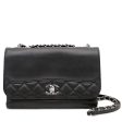 Chanel Black CC Tramezzo Flap Bag For Discount