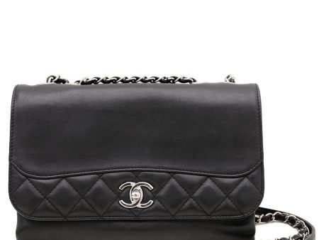 Chanel Black CC Tramezzo Flap Bag For Discount