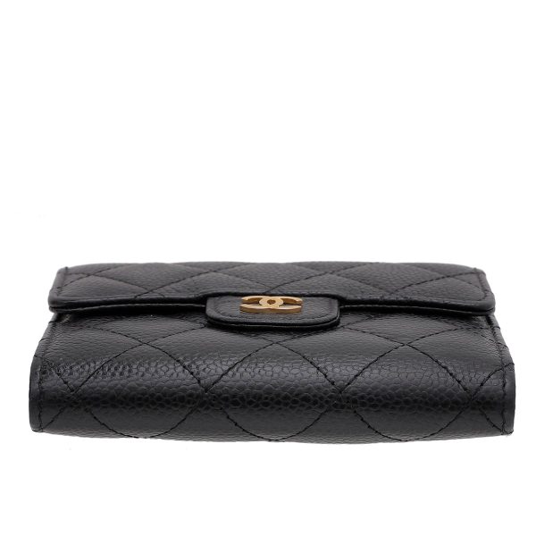 Chanel Black CC Classic Small Wallet Cheap