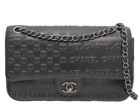 Chanel Black Paris Dallas Logo Flap Bag Discount