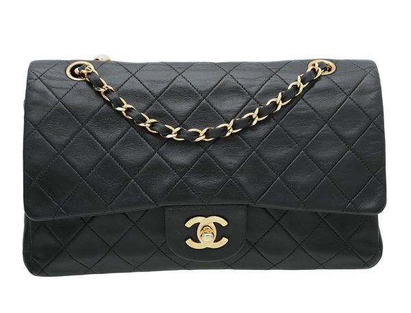 Chanel Black CC Classic Double Flap Medium Bag Sale