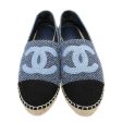 Chanel Bicolor Tweed CC Embroidered Espadrille 39 Cheap