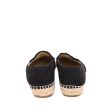 Chanel Black CC Linen Espadrille 40 Discount