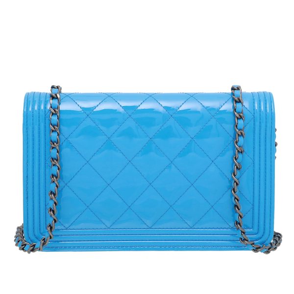 Chanel Blue Boy Wallet on Chain Small Sale