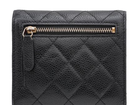 Chanel Black CC Classic Small Wallet Cheap