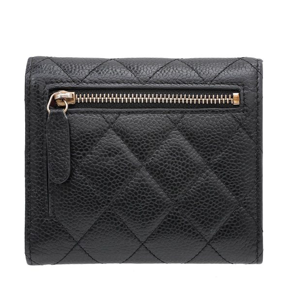 Chanel Black CC Classic Small Wallet Cheap