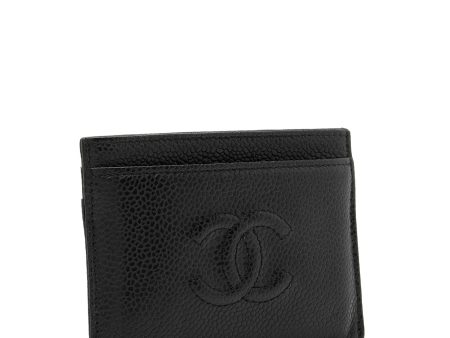 Chanel Caviar Leather Timeless CC Card Holder (SHF-ZV9jZJ) Online