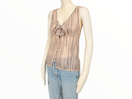 Chanel silk pale pink top - S - 2000s Fashion