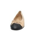 Chanel Bicolor CC Cap Toe Bow Flat Ballerina 39 Discount