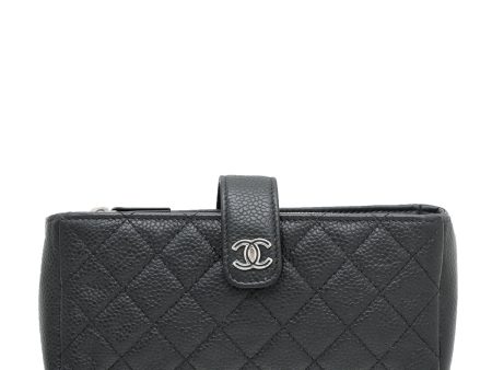 Chanel Black CC Mobile Pouch Online now