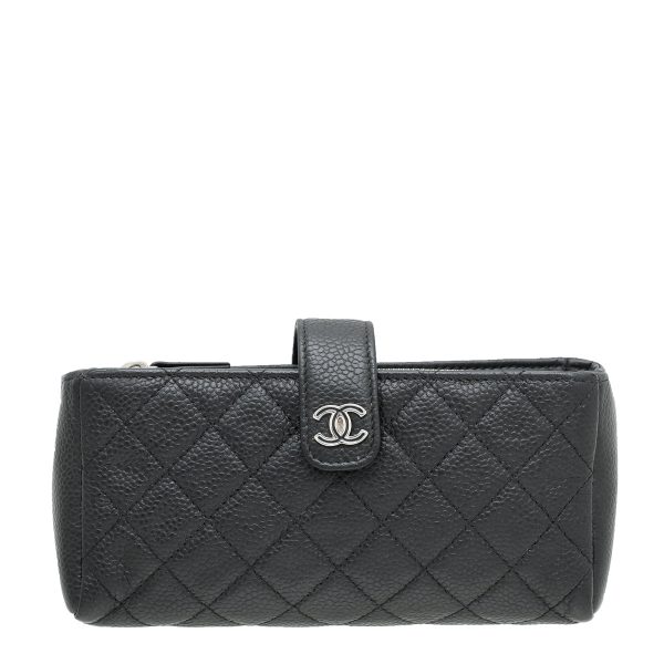 Chanel Black CC Mobile Pouch Online now