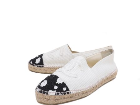 Chanel Bicolor CC Monochrome Paint Espadrille 41 Discount