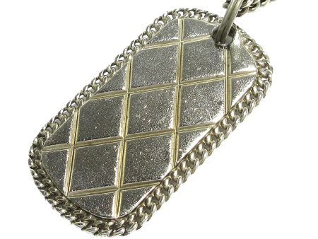 Chanel CC Pendant Dog-Tag Necklace (SHG-RYR3EU) Online Sale