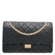 Chanel Black 2.55 Reissue 226 Flap Bag For Cheap