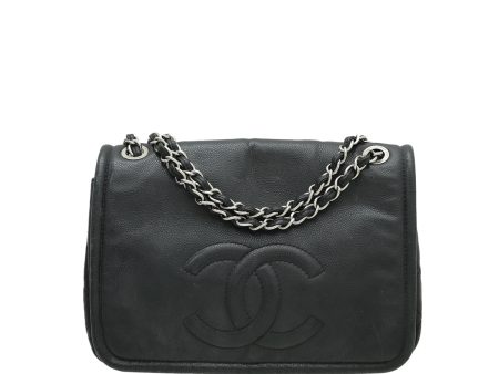 Chanel Black CC Flap Large Bag For Cheap