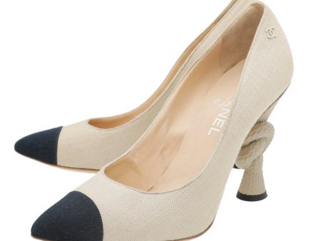 Chanel Bicolor Knot Pumps 40.5 Online Hot Sale