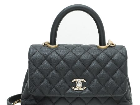 Chanel Black Coco Handle Bag Online now