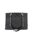 Chanel Black CC GST Medium Tote Bag Online Hot Sale