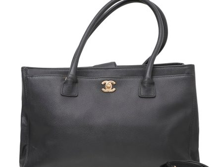 Chanel Black Cerf Executive Medium Tote Bag Online Hot Sale