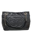 Chanel Black CC Timeless Shopping Tote Bag Fashion