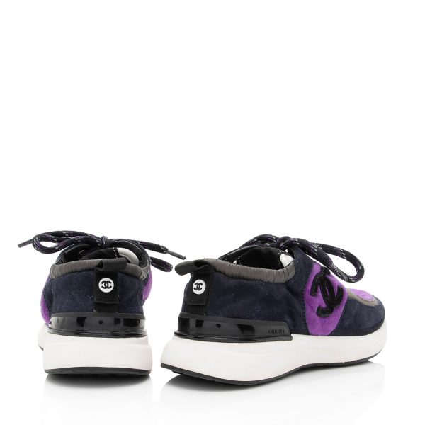 Chanel Suede CC Sneakers - Size 6   36 (SHF-TsEtus) Hot on Sale