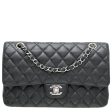 Chanel Black Classic Double Flap Medium Bag For Discount