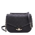 Chanel Black Coco Cuba Top Handle Medium Flap Bag Online Sale