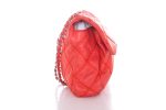 Chanel Poppy Red 2011 East West Soft Sided Single Flap Bag Discount