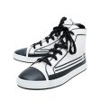 Chanel Bicolor CC High Sneaker 37.5 Online