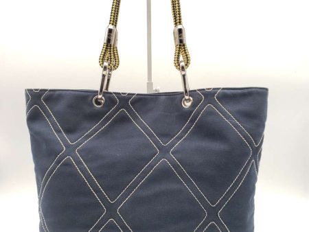 Chanel  Navy Blue Canvas Tote Bag Supply