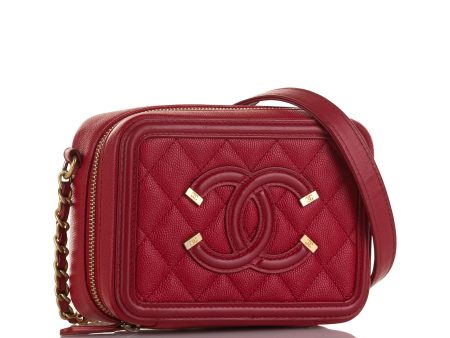 Chanel Mini CC Filigree Caviar Vanity Case (SHG-qVsozO) Discount