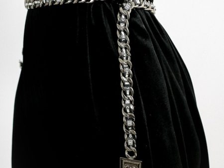 Chanel  Ecriture  chain belt - 2010s Discount