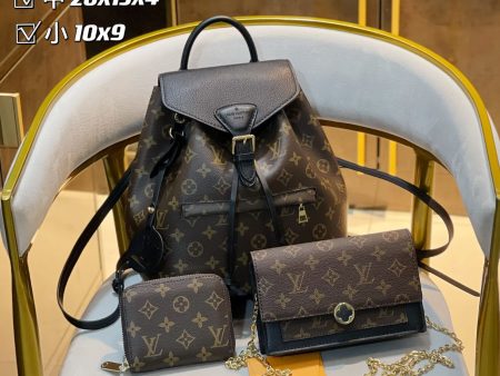 Louis Vuitton Montsouris Backpack Handbag Sets Cheap