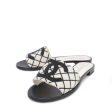 Chanel Bicolor CC Pearl Embroidery Mules 39.5 Hot on Sale