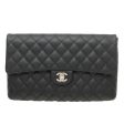 Chanel Black CC Classic Clutch on Sale