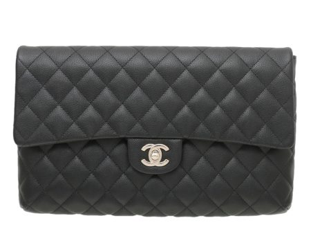 Chanel Black CC Classic Clutch on Sale