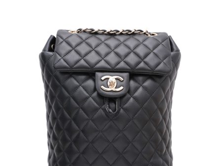 Chanel Black CC Urban Spirit Backpack Bag Online Hot Sale