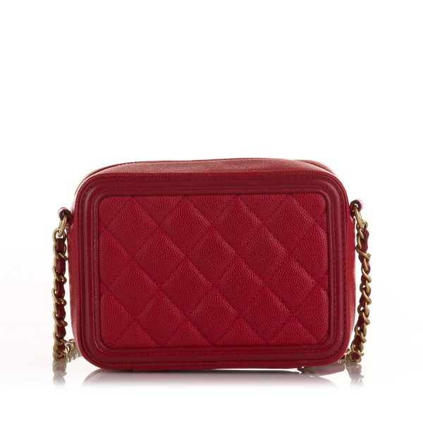 Chanel Mini CC Filigree Caviar Vanity Case (SHG-qVsozO) Discount